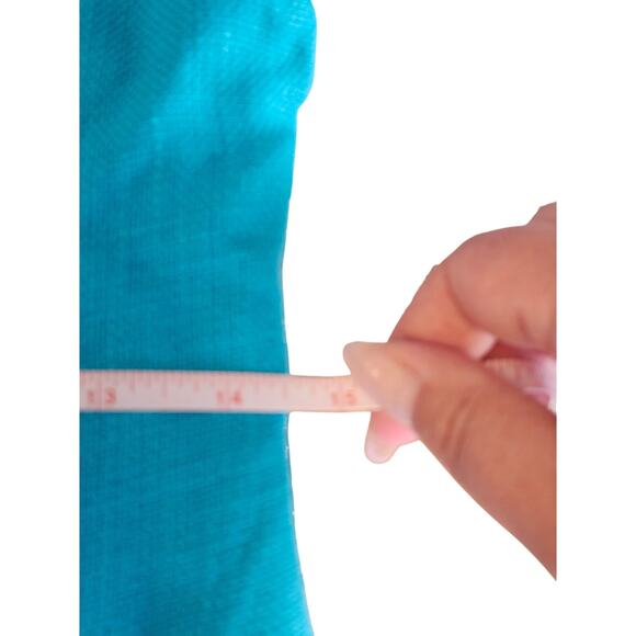 DONNA MORGAN 2pc teal short sleeve suit sz 6 **read*** - Picture 8 of 13